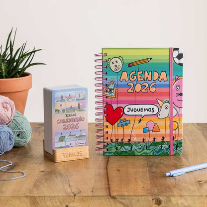 Agenda semanal anual 2026 72 kilos