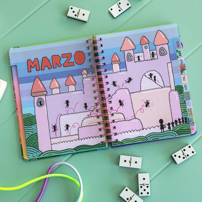 Agenda semanal anual 2026 72 kilos