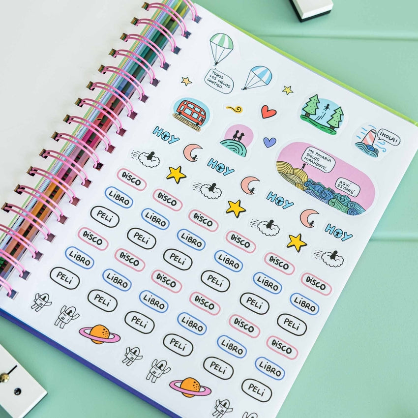 Agenda semanal anual 2026 72 kilos