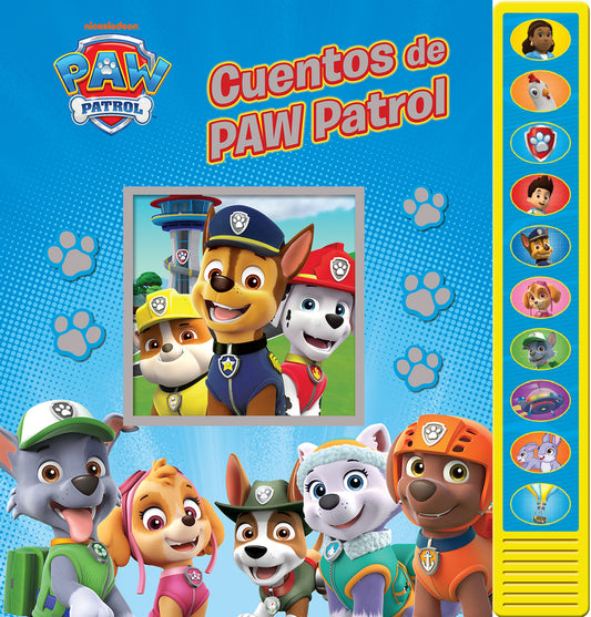 TESORO DE CUENTOS DE PAW PATROL CON SONIDO.